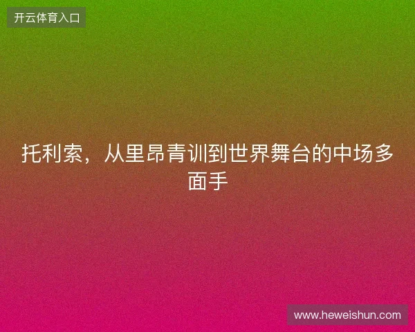 托利索,从里昂青训到世界舞台的中场多面手 托利索,从里昂青训到世界舞台的中场多面手